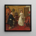 Genre scene - Otto Nowak — framed artwork on a wall