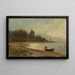 Paisaje en Mjøsa - Otto Sinding — cuadro enmarcado en la pared