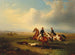 Caza al liebre - Otto Stotz — vista de la obra