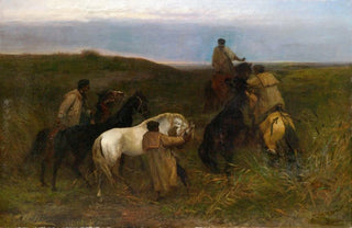 Otto von Thoren - Hirten in weiter Putalandschaft.webp
