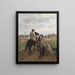 Motif of the Puszta - Otto von Thoren — framed artwork on a wall