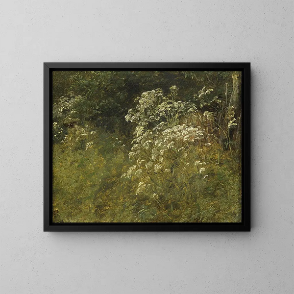 Estudio de la berce del Cáucaso - P. C. Skovgaard — cuadro enmarcado en la pared