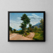 Paisaje italiano - P. C. Skovgaard — cuadro enmarcado en la pared
