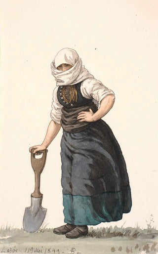 P C Skovgaard - Lsse bondepige i hverdagsdragt.webp