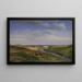 Vista de la costa norte de Zelanda en Dronningmølle - P. C. Skovgaard — cuadro enmarcado en la pared