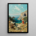 Capri - Paul Schreiber — cuadro enmarcado en la pared