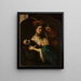 Salomé con la cabeza de san Juan Bautista - Il Padovanino — cuadro enmarcado en la pared