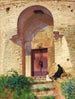Entrada de la mezquita - Panos Terlemezian — vista de la obra