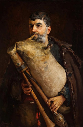 Pantaleon Szyndler - Bagpipe Player.webp