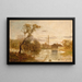 Landscape Painting - Pantaleon Szyndler — framed artwork on a wall