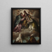 Coronación de la Virgen - Paolo Farinati — cuadro enmarcado en la pared