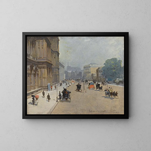 Rue du Parlement, Londres - Paolo Sala — framed artwork on a wall