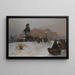El puente Anichkov en la perspectiva Nevski al atardecer - Paolo Sala — cuadro enmarcado en la pared