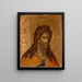 Saint Jean-Baptiste - Paolo Veneziano — framed artwork on a wall