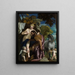 Marte y Venus unidos por el amor - Paolo Véronèse — cuadro enmarcado en la pared