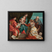Santa Conversación - Paolo Véronèse — cuadro enmarcado en la pared