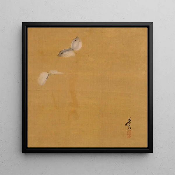 Papillons de nuit - Shibata Zeshin
