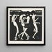 Papouas dansants - Johannes Frederik Engelbert ten Klooster — framed artwork on a wall