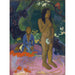 Reproduction of the painting Parau na te Varua ino (Words of the Devil) - Paul Gauguin