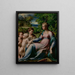 Virgin and Child with Saints by Parmigianino — framed art print on a wall