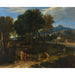 Reproducción del cuadro Pastorale con un joven pastor y una mujer con un niño en brazos - Jean-François Millet