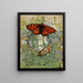 La Mélitée Orange - Paul-André Robert — framed artwork on a wall