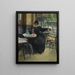 At the Café - Paul-François Quinsac — framed artwork on a wall