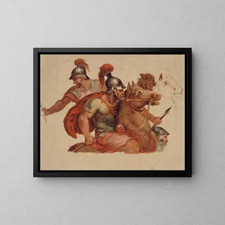 PaulJacquesAim Baudry - tudes de cavaliers antiques daprs Charles Le Brun.webp