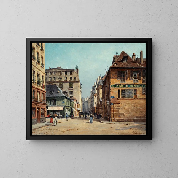 La Rue Saint-Paul - Paul-Joseph-Victor Dargaud — cuadro enmarcado en la pared