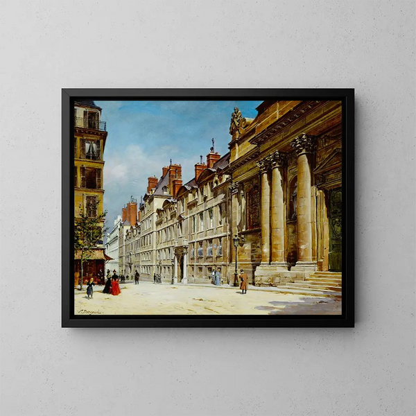 La Sorbonne - Paul-Joseph-Victor Dargaud — cuadro enmarcado en la pared