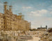 L'Hôtel de Ville en reconstruction - Paul-Joseph-Victor Dargaud — artwork view