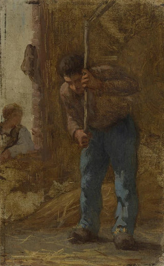 Paul Albert Baudouin - Histoire du bl Le Battage.webp