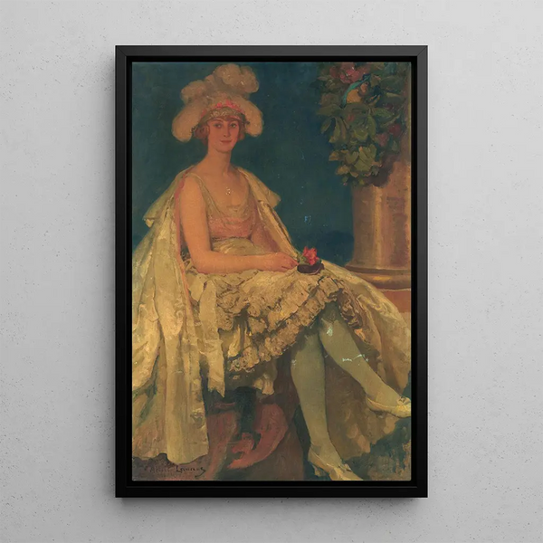 Figura de teatro - Paul Albert Laurens — cuadro enmarcado en la pared