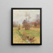 The way the morning sun - Paul Baum — framed artwork on a wall