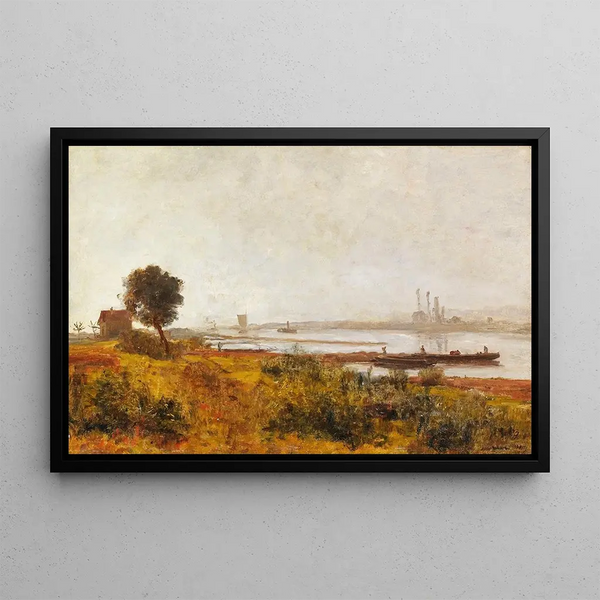 Paul Baum - Flusslandschaft in Mecklenburg.webp