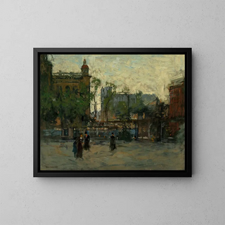 Paul Cornoyer - Early Evening Empire Park New York.webp