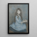 Mademoiselle Granier - Paul César Helleu — framed artwork on a wall