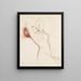 Pas - Paul César Helleu — cuadro enmarcado en la pared