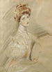 Retrato de mujer - Paul César Helleu — vista de la obra