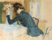 Retrato de perfil de una joven - Paul César Helleu — vista de la obra