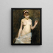 Nu de pie - Paul César Helleu — cuadro enmarcado en la pared