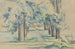 Allée de marronniers au Jas de Bouffan - Paul Cézanne — artwork view