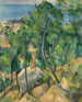 Vista al mar en L'Estaque - Paul Cézanne — vista de la obra