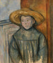 Niño con sombrero de paja - Paul Cézanne — vista de la obra