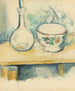 Carafe y Bol - Paul Cézanne — vista de la obra