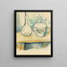 Carafe y Bol - Paul Cézanne — cuadro enmarcado en la pared