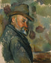Coiffure con sombrero de Cézanne - Paul Cézanne — vista de la obra