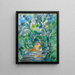 Sentier forestier du Mas Jolie au Château Noir - Paul Cézanne — cuadro enmarcado en la pared