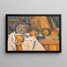 Fruits et pot de gingembre - Paul Cézanne — framed artwork on a wall
