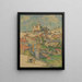 Gardanne - Paul Cézanne — cuadro enmarcado en la pared
